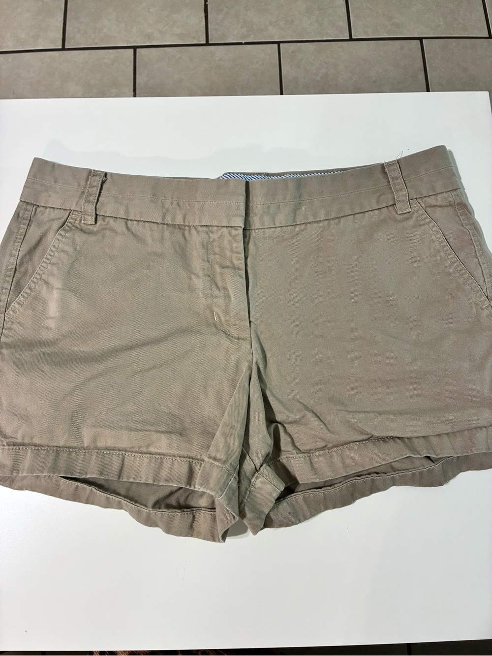 J. Crew Women's Tan Chino Shorts